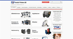 Desktop Screenshot of nordicprinters.se